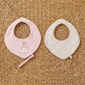 Set 2 bavette con portaciuccio - 9140