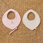 Set 2 bavette con portaciuccio - 9140