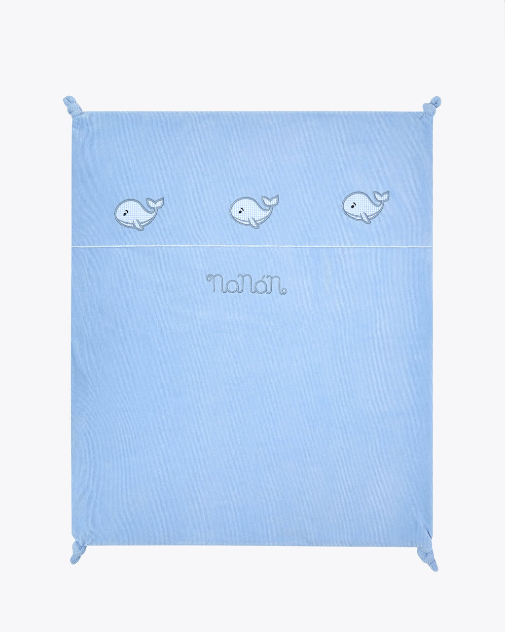 Coperta a coste con ricamo - I26177A