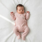 Tutina rosa a coste - I26419R