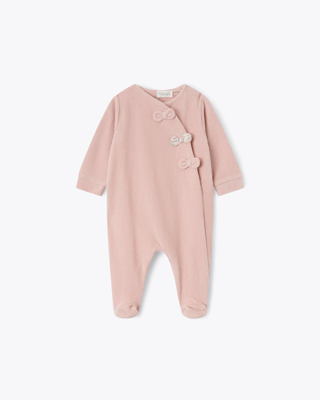 Tutina rosa a coste - I26419R