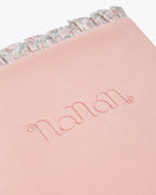 Coperta bicolore reversibile con rouches - I26425FI