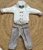 Completo Battesimo 4 pezzi - G0448A