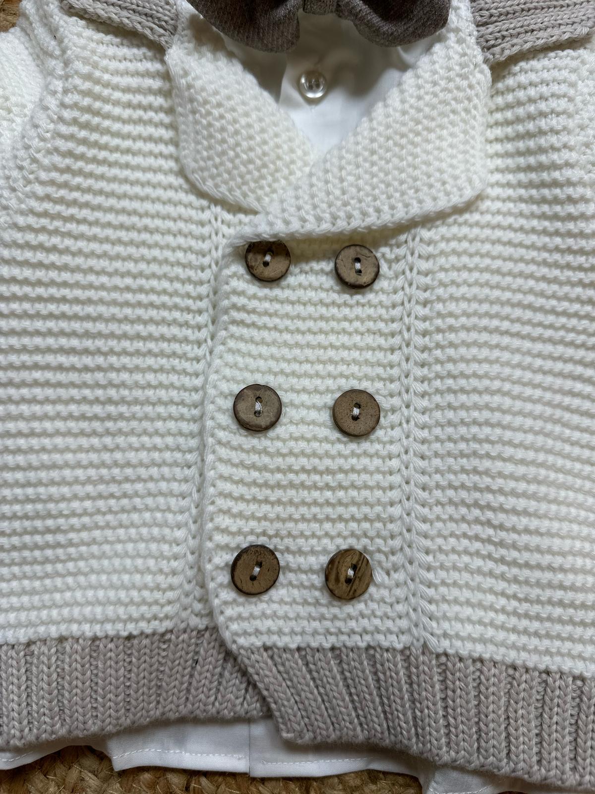 Completo Battesimo 4 pezzi - G0448A