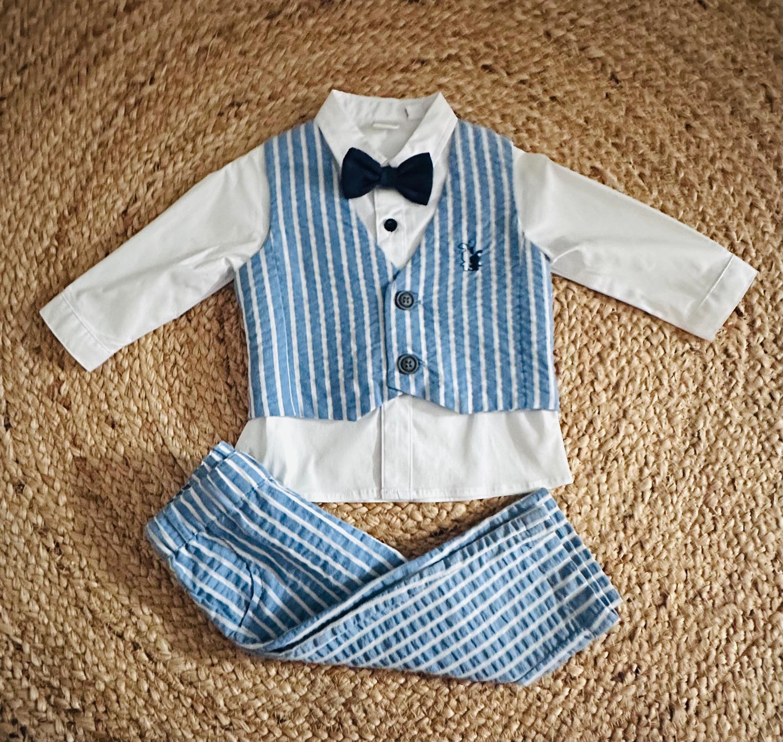 Completo Battesimo 4 pezzi - 6105/00