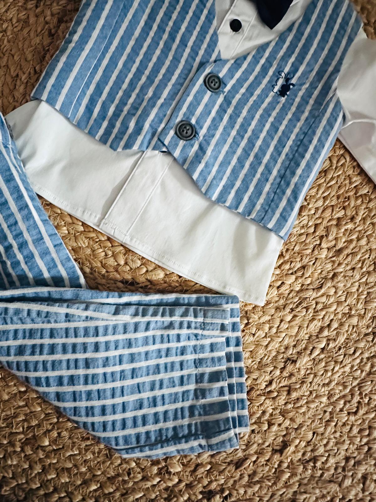 Completo Battesimo 4 pezzi - 6105/00