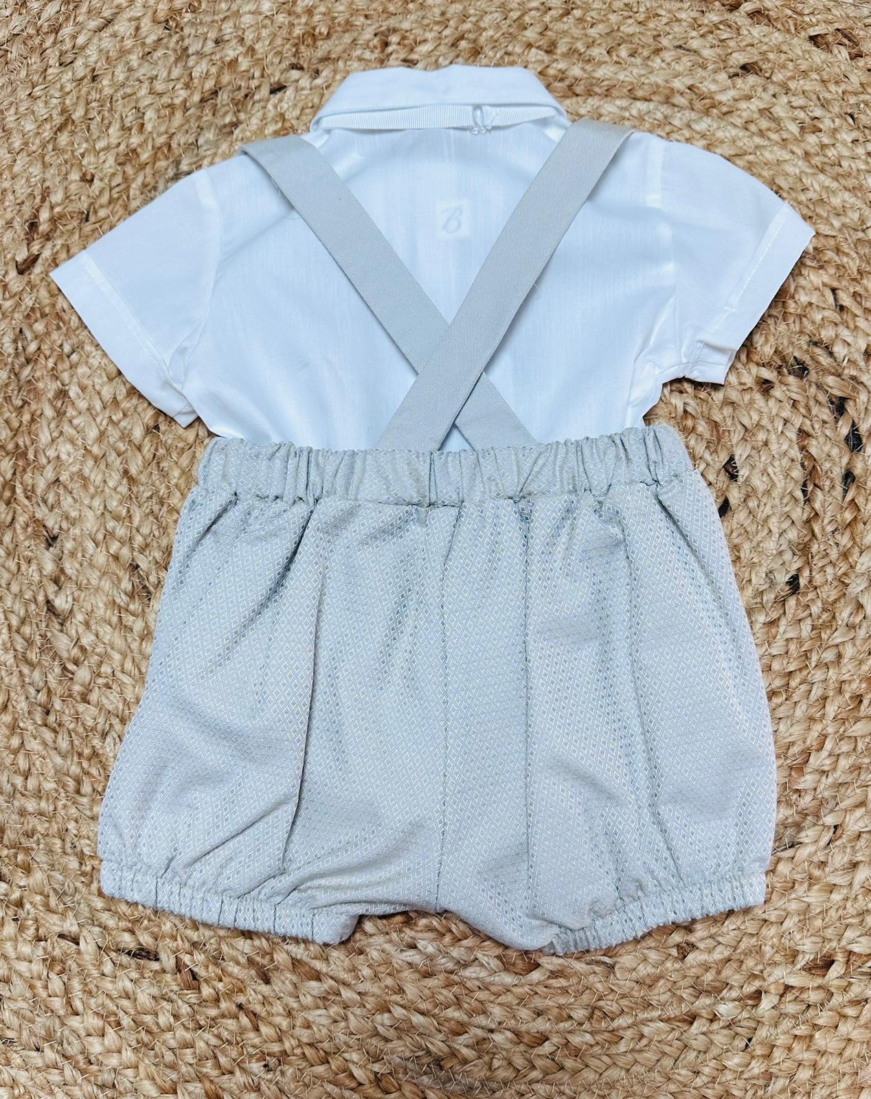 Completo Battesimo 3 pezzi - 120704